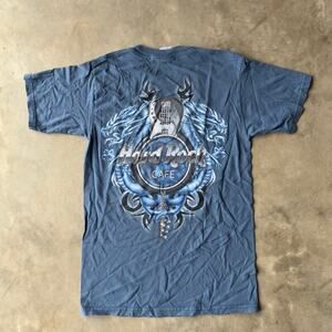 VINTAGE Y2K HARD CAFE T-SHIRT GUITAR GRUNGE GRAPHIC SAN FRAN MENS SMALL